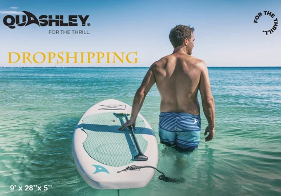 Quashley Dropshipping Inflável Stand up EPS Yoga Paddle Board com assento