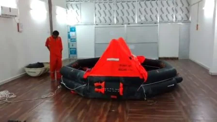 Lançar ao mar balsa salva-vidas inflável (ISO 9650